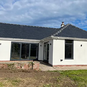 white small cottage